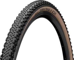 Anvelopa pliabila CONTINENTAL Terra Trail ShieldWall, 28x1.70", 45-622, Skin SL, Negru/Maro