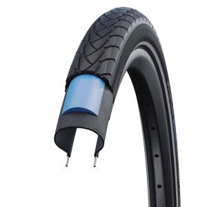 Anvelopa SCHWALBE Marathon Plus HS440, 20x1.75", 47-406, TwinSkin Reflex SG EC, Negru