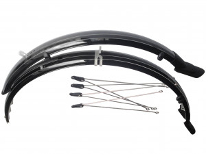 Aparatori 26" policarbonat 56mm negre