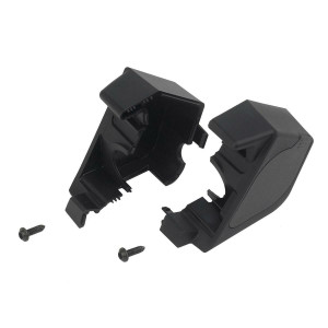 Battery holder kit, black, incl. holders and 2 x thread forming screws 3.5x12