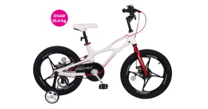 Bicicleta copii Royal Baby Space Shuttle, Alb - 18"