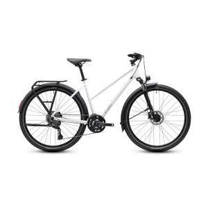 Bicicleta Cube Nature, PRO Fe Trapeze, Metallicwhite Reflex 2027 - 28"