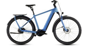 Bicicleta Electrică Cube KATHMANDU HYBRID COMFORT PRO 800, Azure BLACK, 2026 - 28"
