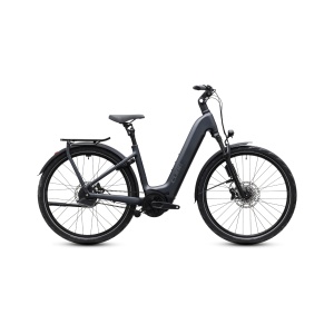 Bicicleta Electrica Cube Kathmandu, Hybrid Deluxe EXC 800 Easy Entry, Stealthgrey Grey 2027 - 28"