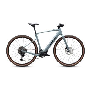 Bicicleta Electrica Cube Nulane, Hybrid C:62 Race 400X, Seagrey Black 2027 - 28"
