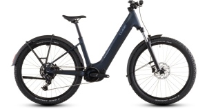 Bicicleta Electrică Cube REACTION HYBRID PERFORMANCE 600 FE Easy Entry, Indigoblue REFLEX, 2026 - 27.5"