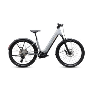 Bicicleta Electrica Cube Reaction, Hybrid SLX 800 Fe Easy Entry, Platinum Reflex 2027 - 29"
