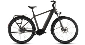 Bicicleta Electrică Cube TOURING HYBRID COMFORT SLX 800, Charcoal CHROME, 2026 - 28"