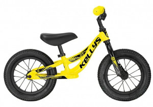 Bicicleta fara pedale Kellys KITE 12', galben
