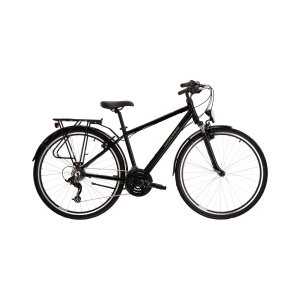 Bicicleta Kross Trans 1.0 black / grey / glossy