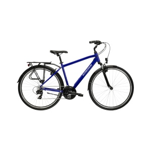 Bicicleta Kross Trans 1.0 navy blue/silver glossy