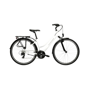 Bicicleta Kross Trans 1.0 W white/grey glossy