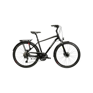 Bicicleta Kross Trans 7.0 black/silver glossy