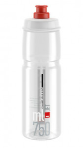 Bidon Elite Jet 750ml, transparent/red