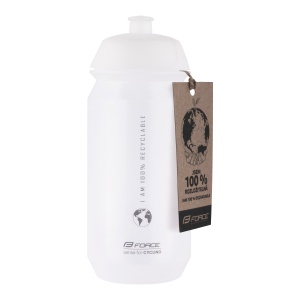 Bidon Force Bio Earth, 500ml, transparent/gri