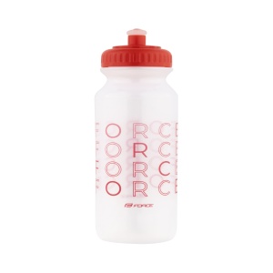 Bidon FORCE ENJOY 500ml, Transparent/Rosu