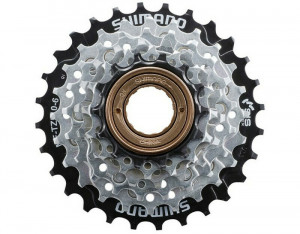Bloc de pinioane pe filet Shimano MF-TZ510-6, 6 vit, 14-28T