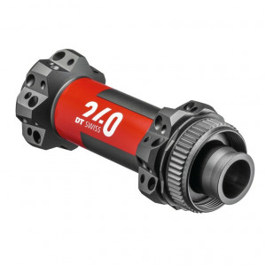 Butuc fata DT Swiss 240 MTB DB Straightp 100mm/15mm TA, 28 holes, CL