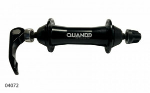 Butuc fata Quando SH1F, alu, 32H, ax QR M9x100x108mm, negru, OEM