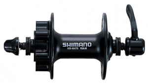 Butuc fata Shimano HB-M475-L 32h negru OLD 100 mm