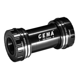 Butuc Pedalier CEMA BB30 Pentru Shimano, Ceramic SG3, Acoperit Negru, 68/73 mm, Diametru Interior 42 mm
