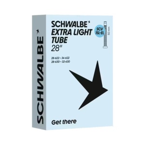 Camera Schwalbe Scv15l-el Extra Light 28 (28/34-622/630) IB Black 50mm