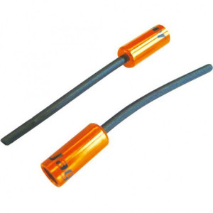 Cap bowden frana cu capat iesire plastic(31,8mm) Jagwire al portocaliu diametru 5mm