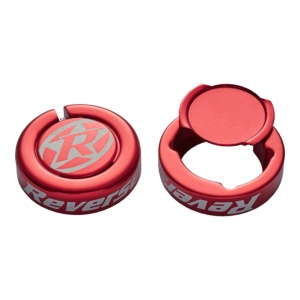 Capace Mansoane Reverse Chip-Barends Pentru Lock-On-Grips, 2 Bucati, Red