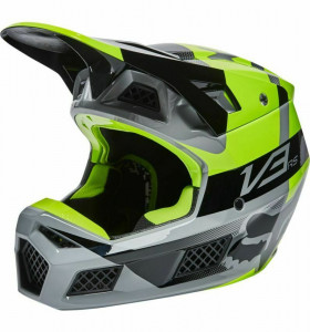 Casca Fox V3 RS Riet, ECE [Fluo Yellow]