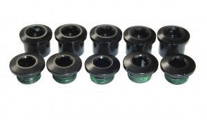 chainring screws Truvativ 11.6915.009.000, 5 pcs. Alu black