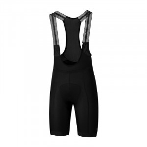Colanti scurti cu bretele Shimano, negru