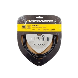 Conducta frana hidraulica DOT (licihid frana) + fitinguri, Jagwire Sport DOT (HBKF206) pt. SRAM Red 22 (B1) Flat Mount, Force 22, Force 1, CX1 Flat Mount, Rival 22, Rival 1 Flat Mount; Apex Flat Mount, 2000mm, neagra, AM