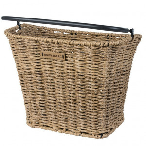 Cos bicleta fata Basil Bremen rattan look 27x36x29cm, seagrass