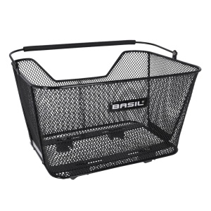 Cos Spate Basil Lesto WSL 32X41.5X27cm, Negru, Plasa Deasa, WSL