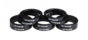 Distantiere furca FSA 1 1/8" x 5mm Negru