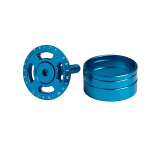 Floare Furca cu Capac DEITY Crosshair cu Distantiere - Blue