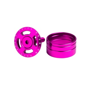Floare Furca cu Capac DEITY Crosshair cu Distantiere - Pink