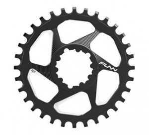 Foaie angrenaj Funn Solo DX alu 7075 32T direct mount Sram neagra