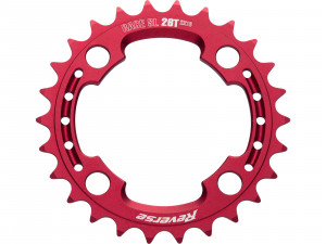 Foaie angrenaj REVERSE CHAINRING RACE SL 2x10 80mm 26T rosu