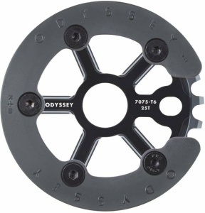 Foaie Odyssey Utility Pro, 28T, cu apărătoare detașabilă, Aluminiu 7075
