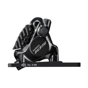 Frana Pe Disc Set Shimano 105 ST-R7170 Fata Flat Mount Include Adaptor Pentru Rotor 140/160mm Include Placute L05A Negru