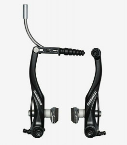 Frana V-Brake Shimano Alivio Br-T4000, spate, x-type, saboti S65T