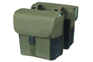 Geanta dubla BASIL Go, 14x27x31cm, 32L, Verde Inchis