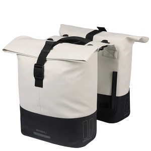Geanta Dubla Portbagaj Basil Cove MIK Alb/Negru, 28-32 L, MIK