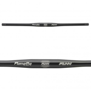 Ghidon Funn Flame PG, alu.6061, 31,8mm, ridicare 0, Backsweep 9 L.680mm, negru lucios