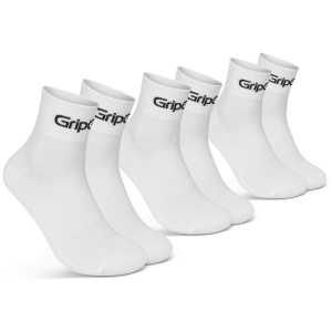 GripGrab RIDE Low Cut Socks 3-Pack White