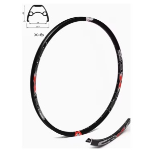 Janta CROSSER X6 28'' 32H - Black | Capsata