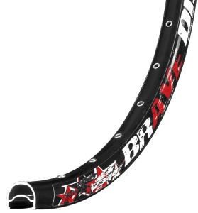 Janta Remerx Brave RDX 2323/Disc, 650B/27.5x23, Dubla, Simplu Capsata, 36H, pentru Valva AV, Neagra