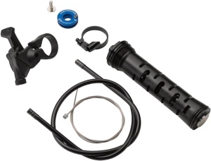 Kit upgrade telecomandă RockShox Turnkey 17 mm cu amortizor compresie și telecomandă PopLoc dreapta 32 mm, pentru Sektor Silver, XC32, Recon Silver B1