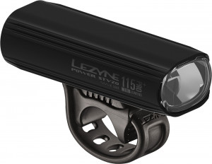 Lumina fata Lezyne Led Power Pro 115+ StVZO, negru mat